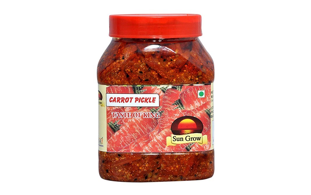 Sun Grow Carrot Pickle    Plastic Jar  1 kilogram